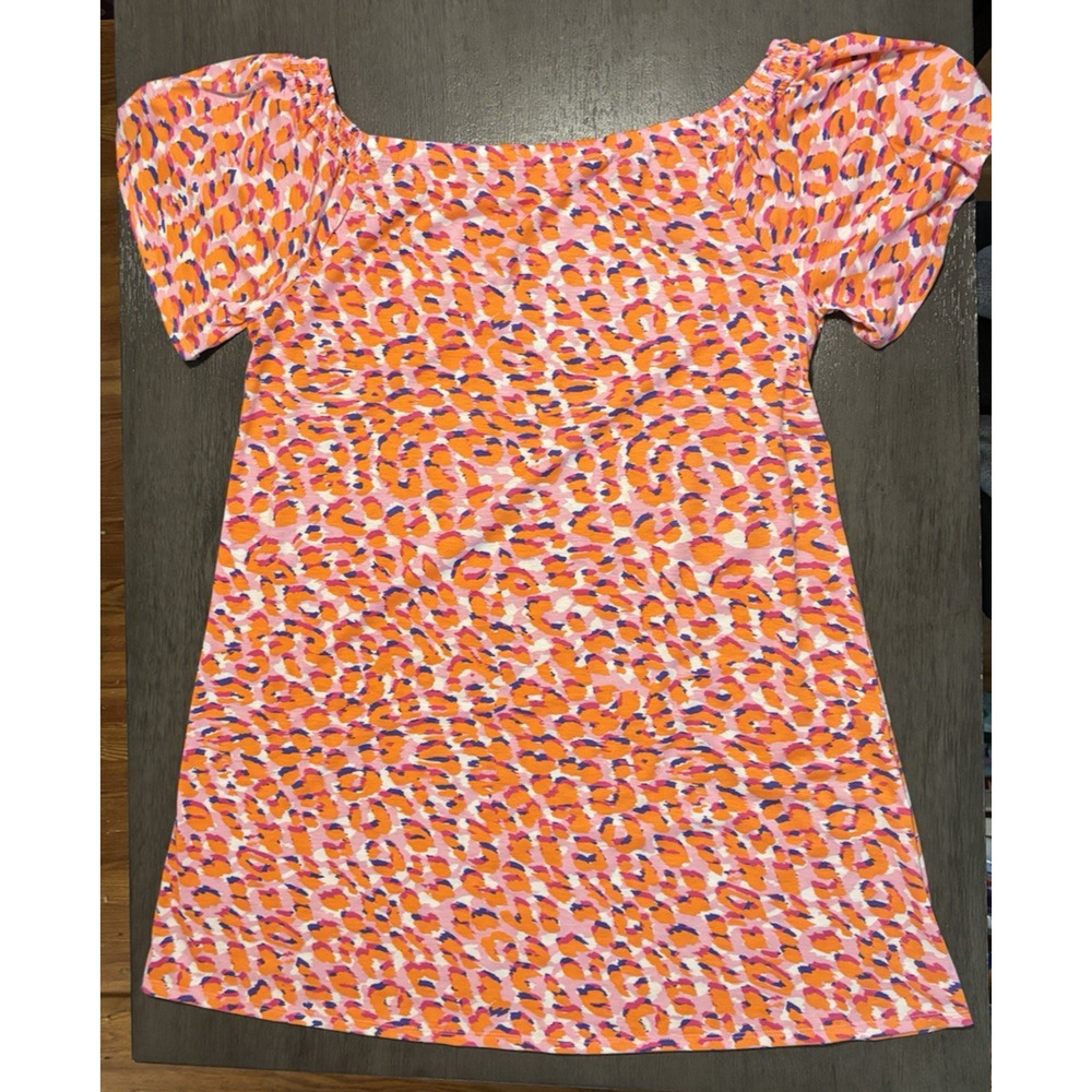 NWT West Loop Women's Off The Shoulder Multi-Colored Mini Dress Size Large